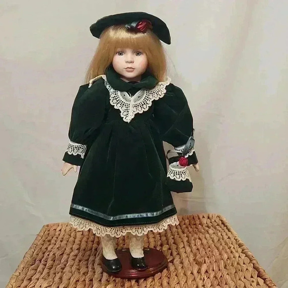 Tender Heart Treasures Porcelain Doll - Picture 1 of 10